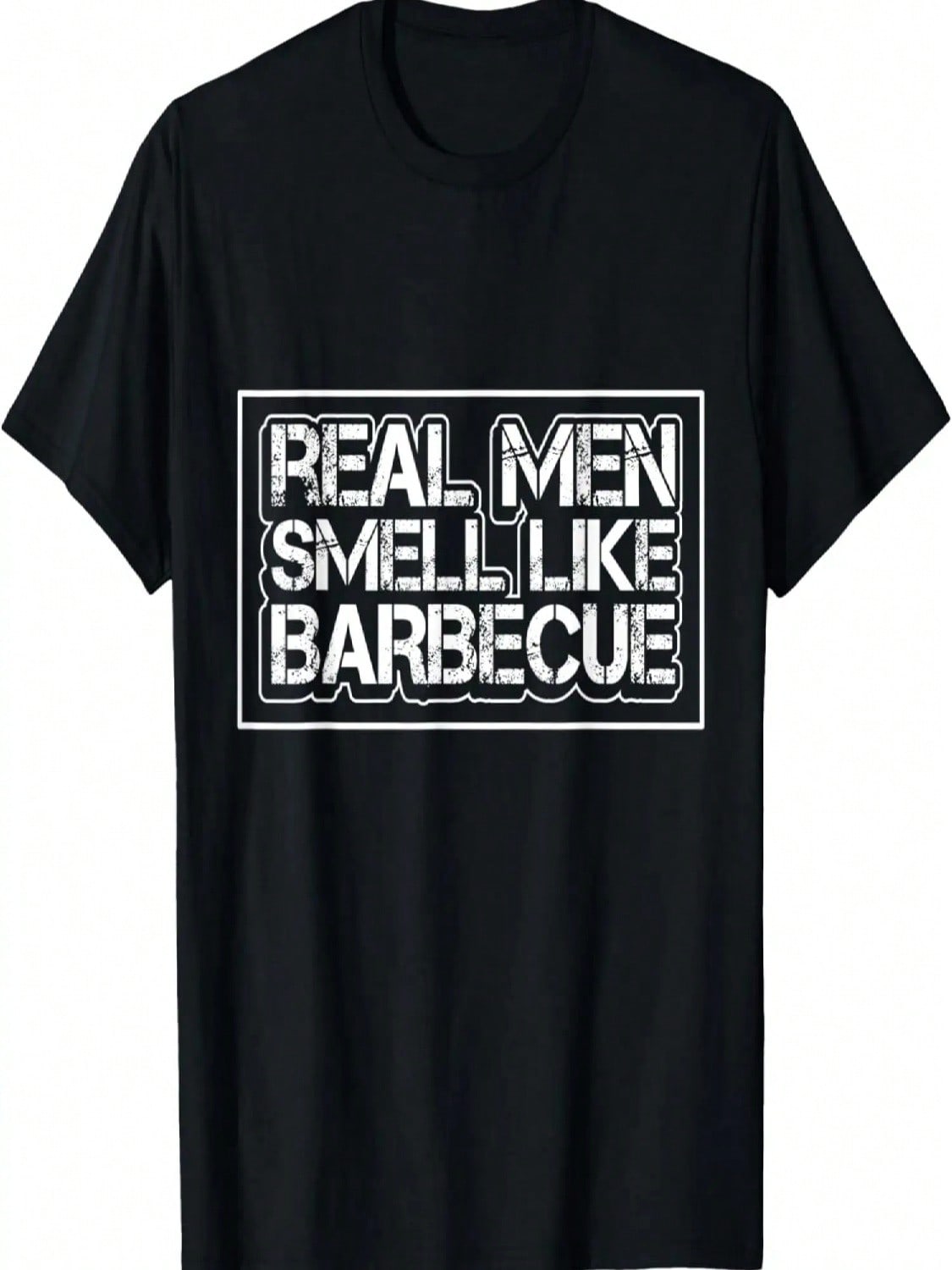 Mens Funny Dad Bbq Grilling T For Men Real Men Smell Like BBQ T-Shirt S разноцветный