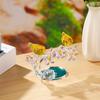 K9 Kristall Blume und gelber Vogel Glas Heim Hochzeitsgeschenk zum Jubiläumsgeschenk zum Tagesgeschenk zum Tagesgeschenk für Mama Figur, Ornament, Paare, Ehefrau,