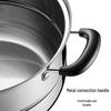 SUPOR 304 Stainless Steel Double-Layer 28cm Steamer Pot