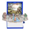 3d Pop Up Puzzle Book Keychain With Fortress Scene For Stress Relief And Creative Gift