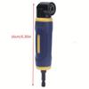 Right Angle Drill Adaptor 90 Degree Yellow Blue Drills Attachment Extension Driver 