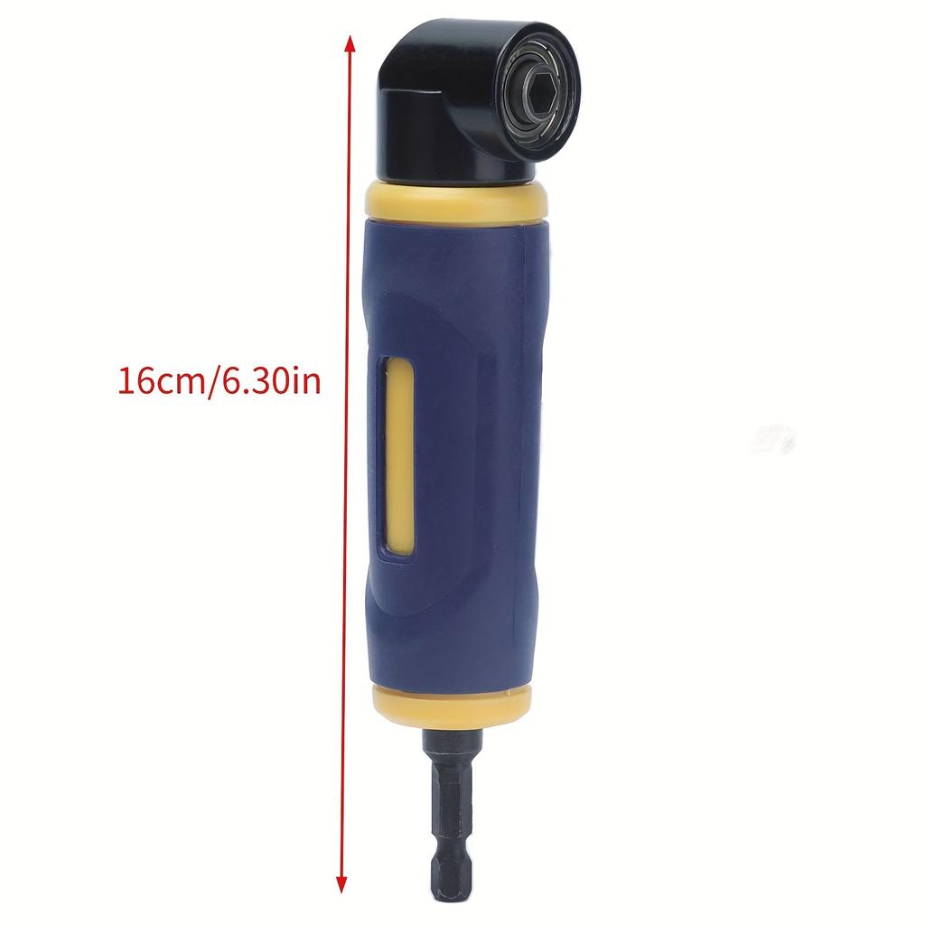Right Angle Drill Adaptor 90 Degree Yellow Blue Drills Attachment Extension Driver 