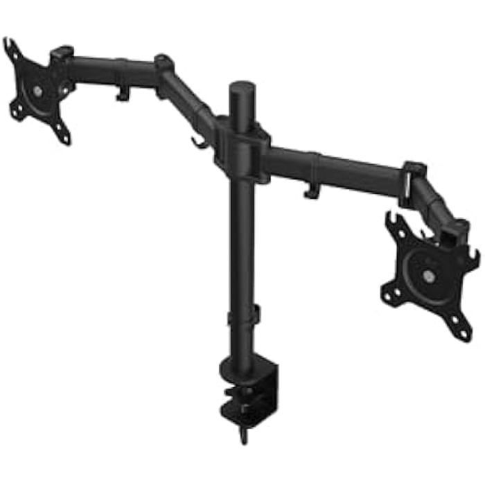 Support pour Deux Moniteurs - ENDORFY - Atlas Double - Métal Solide - Réglage en Hauteur - VESA 75/100