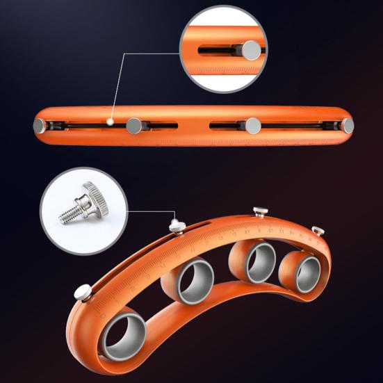 Rozciągacz palców do gitary Obrotowy Regulowany Gładka powierzchnia Poprawia elastyczność Przenośny Trening palców Uniwersalny