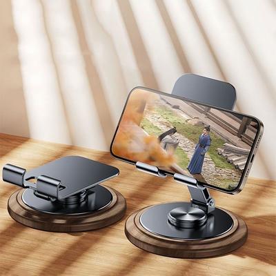 360 ° Metall Schreibtisch Handyhalter Ständer für iPhone iPad Xiaomi Einstellbarer Desktop Tablet Halter Handyständer