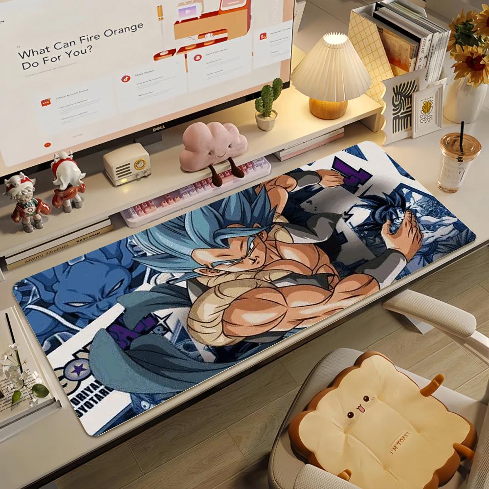 Mouse pad PU leather Dragon Ball Son Goku Printed Gaming Mat Printed Mouse Pad Printed Desk Mat Console Gaming Mat 90x45cm