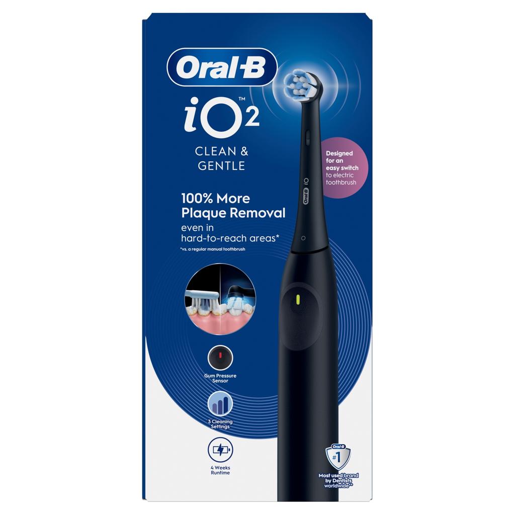 Oral-B Io 2 Electric Toothbrush, Night Black 1 Pc