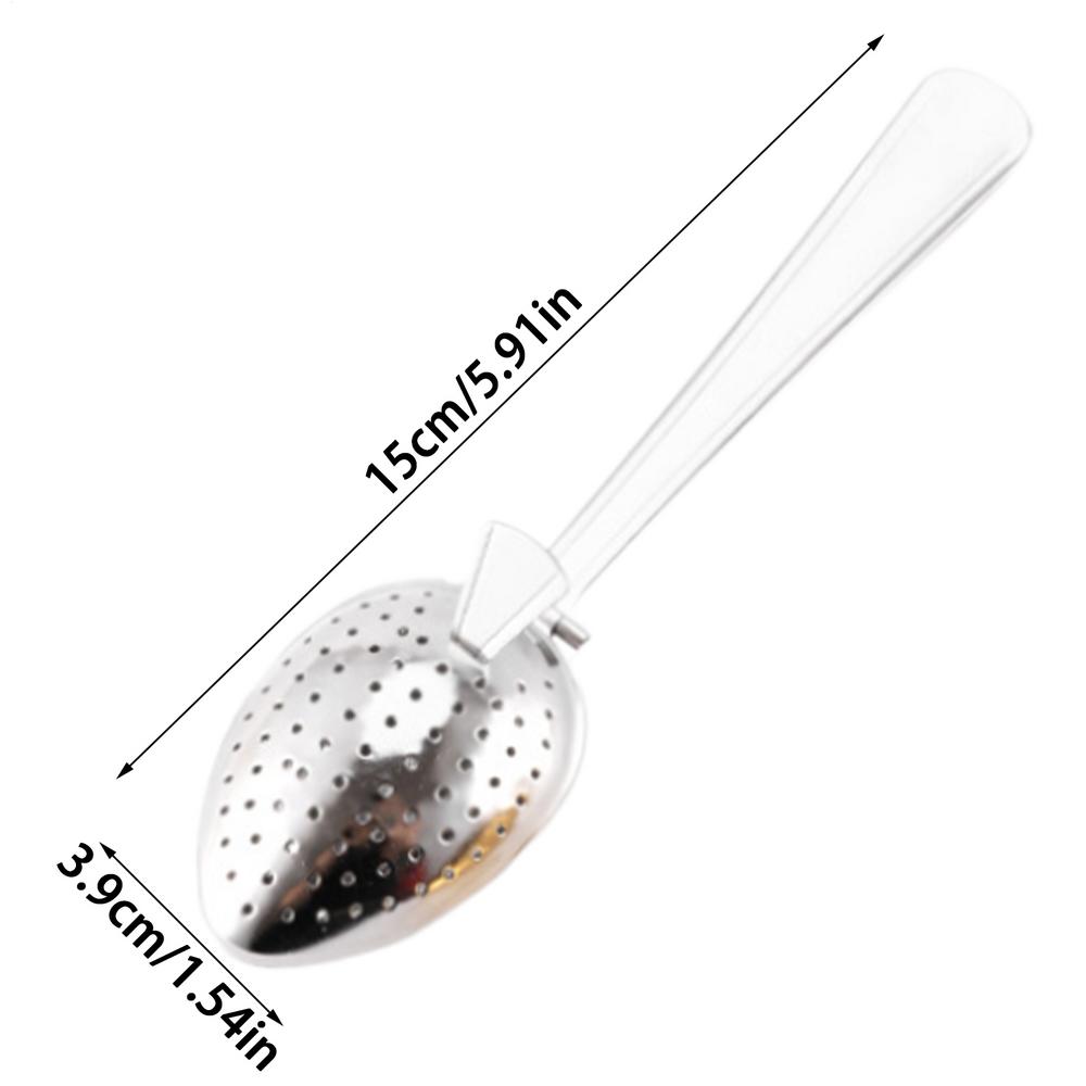 Tea Infuser Spoon Stainless Steel Tea Diffuser Egg Clip Tea Infuser Loose Tea Brewer for Filtering Tea Leaves and Coffee
