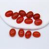 Natural Southern Red Agate Oval Cabochons and Semi-Finished Stones for Jewelry