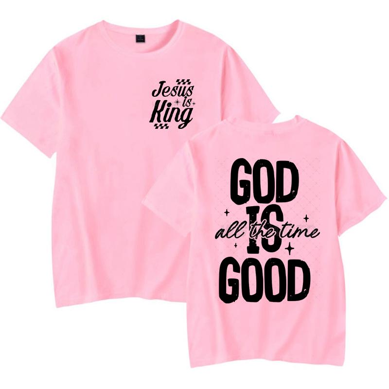 Jesus Religious Believe Shirts for Unisex Women God Is Good All The Time Classic Tops Gift for HerHim Faith Based TShirt tops