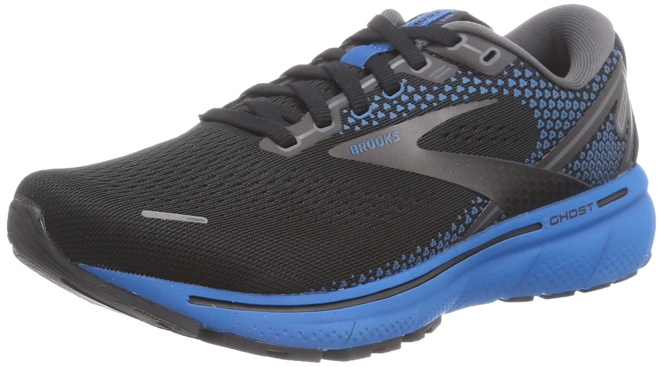 

Кроссовки для бега Ghost 14 BRM 3693 3694 3695 см 2E [Brooks] Мужские Черный/Синий 25.0