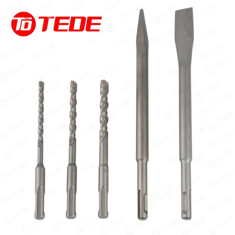 TEDE 5-Piece Electric Hammer Drill Bit Set