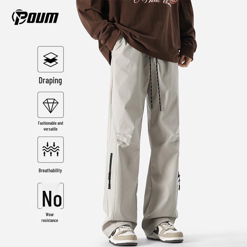 

POUM Men s Outdoor Loose Fit Cargo Pants XL