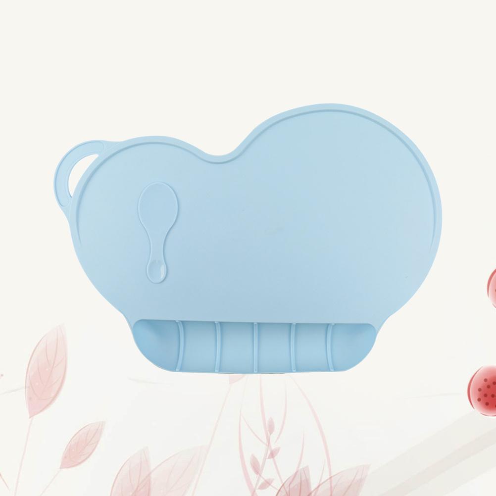 Anti-Skid Pad Silicone Placemat Waterproof Table Mat for Children Food-Grade Flexible Mat Washable Heat Resistant for Dining