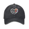 Unisex Autism Awareness Respect Love Support  Print Hat Vintage Distressed Denim Washed  Baseball Cap Adjustable