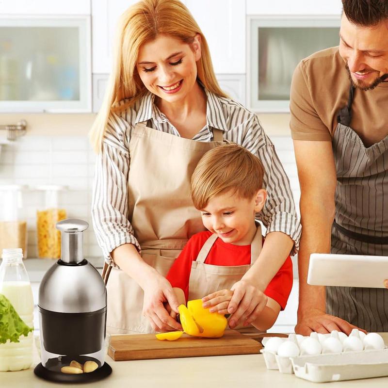 Ręczny siekacz do czosnku Siekacz do sałatek Wielofunkcyjny Antypoślizgowy Robot kuchenny Do cebuli Owoców Blat kuchenny Dom Restauracja Posiłek