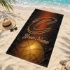 Cleveland Cavaliers Custom Name Beach Towels Also Serve As Bath Towels Summer Essential a Musthave for the Outdoors the Beach and the Pool
