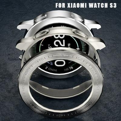 Kryt pro Xiaomi Mi Watch S3 Case Příslušenství PC Protector Shell pro Mi Watch S3 Galvanizované pouzdro pro kreslení drátu+rámeček