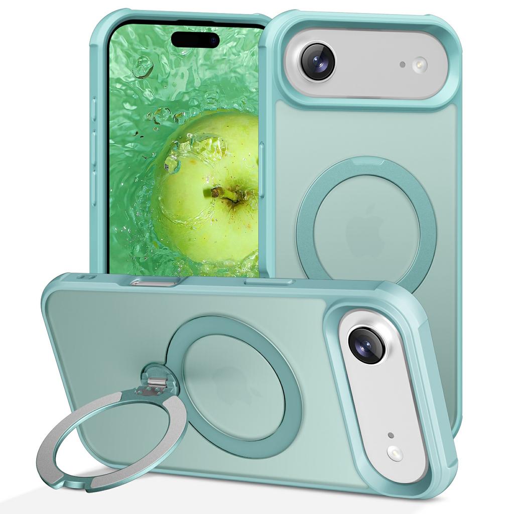 For iPhone Air Case Compatible with MagSafe Kickstand TPU PC Shockproof Phone Back Cover
