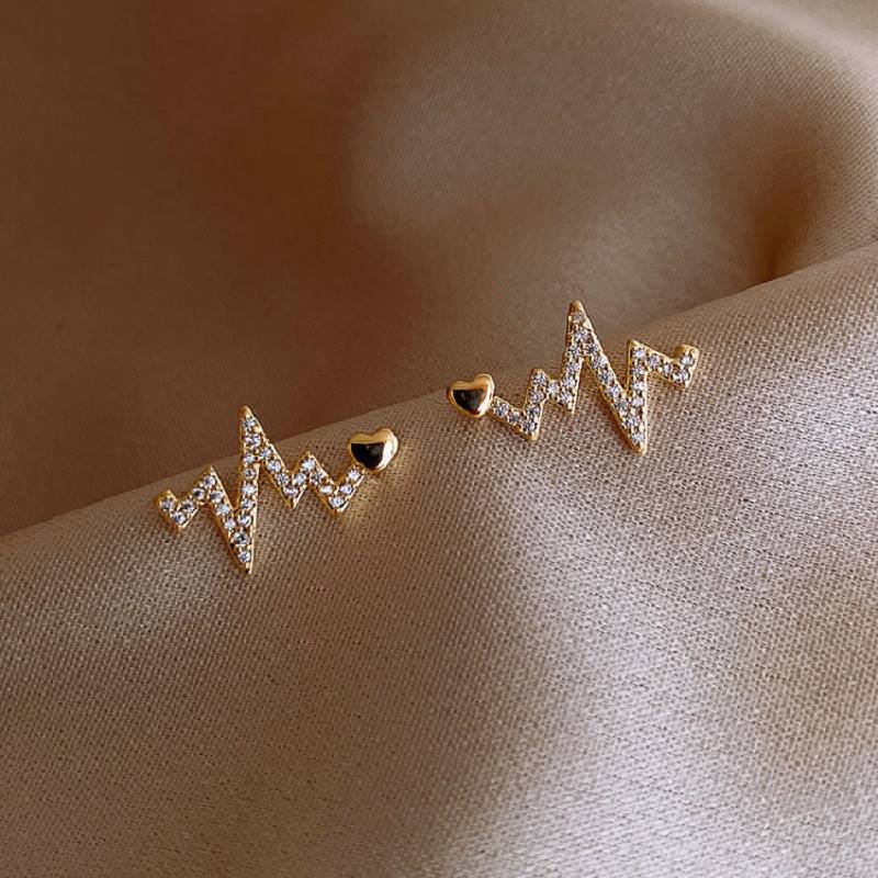 Heartbeat Earrings Jewelry Accessories 