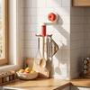 Space-Saving Kitchen Rotating Hook Six-Claw Suction Cup Hook  Home Organization