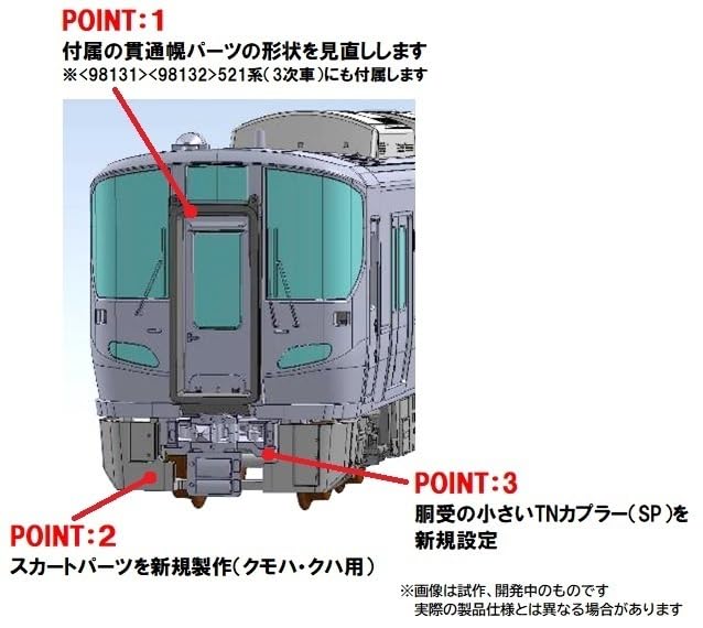 TOMIX N Gauge JR 521 100 Series Nanao Line Extension Set 98134 Railway Model Train