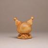 Taihang Cliff Cypress Kuromi Carved Ornament: Solid Wood Cartoon Plaything