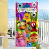 Pocoyo Personalized Text Beach Towel High Absorbency Quick-Dry