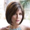 Short Straight Synthetic Mixed Brown Bob Wig for Women Heat Resistant Natural Hair Daily Use