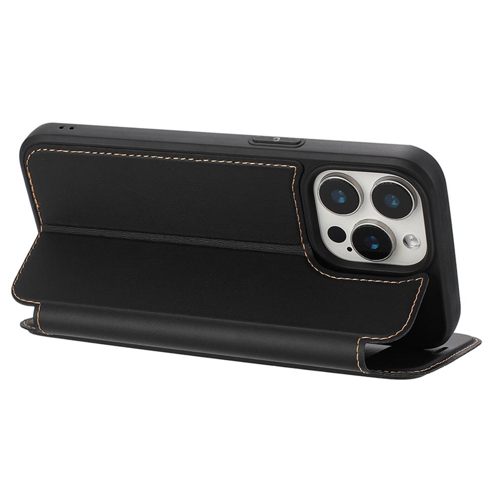 For iPhone 13 Pro Max Case Magnetic Closure Card Slot Leather Flip Phone Cover