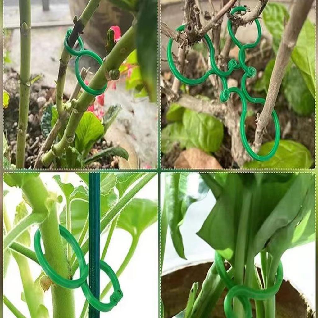500Pcs Plant Clips For Climbing Plants Garden Clips Plant Support Clip For Tomato Gardening Clip For Support & Securing Plants