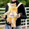 Pet Carrier Backpack, Adjustable Pet Front Cat Dog Carrier Backpack Travel Bag, Legs Out, Easy-Fit for Traveling Hiking Camping for Small Medium