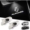 Jiooy Toyota New Alphard 40 Series Courtesy Lamp with LED Logo Projection, Alphard 30 Series Courtesy Lamp with Laser Logo, 40 Series Alphard Courtesy
