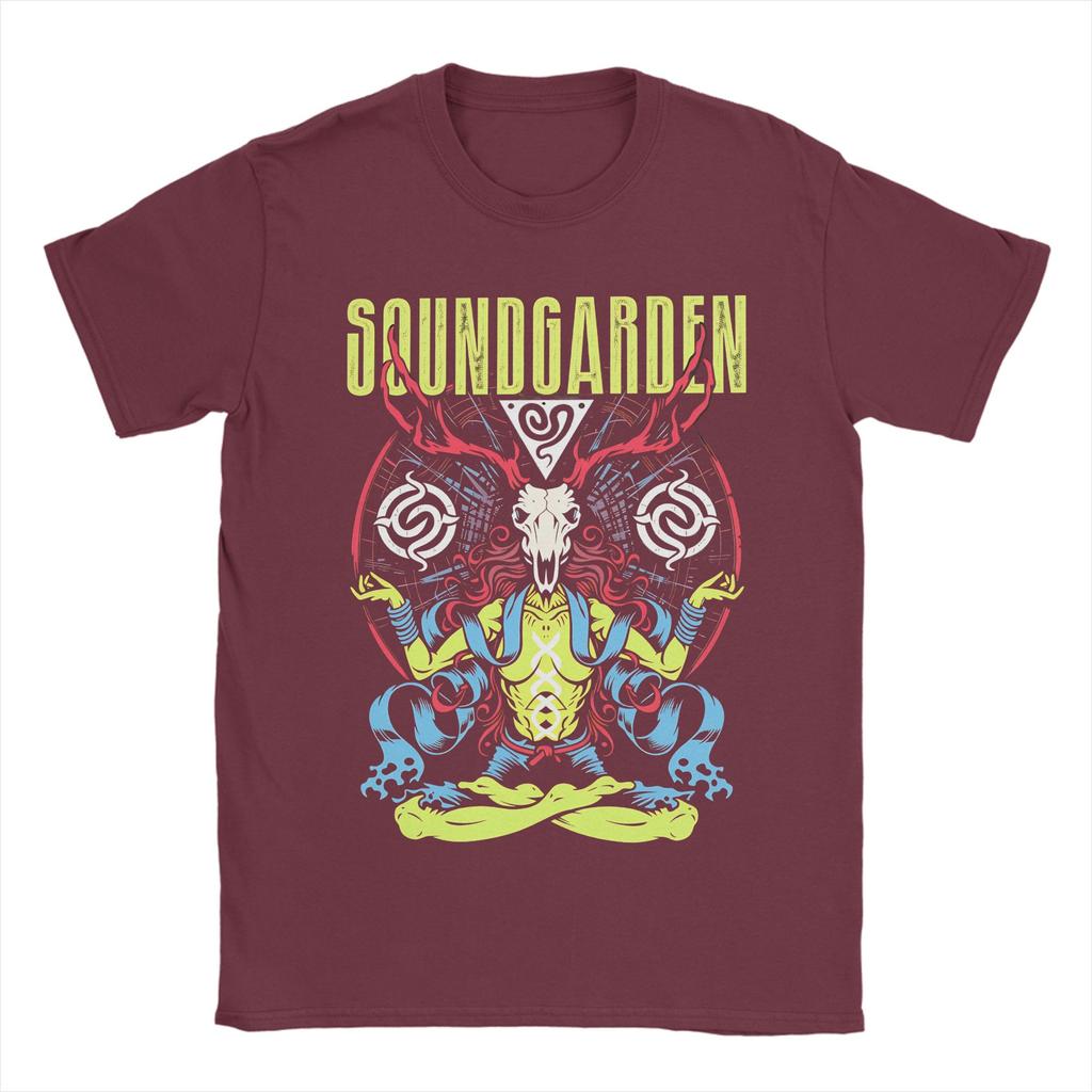 Soundgarden Badmotorfinger T Shirt Summer Hip Hop TShirts Unisex Cotton ONeck Oversized Top Tees ShortSleeve YK Basic Tops