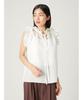 FRAY Gathered Frill Blouse FWFB254163 White I.D. Women's 2-Way