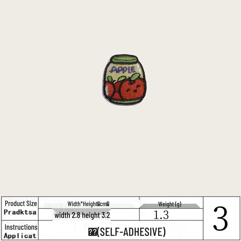 Na Yang Korean Style DIY Embroidery Patch Decorative Sticker for Clothing Accessories