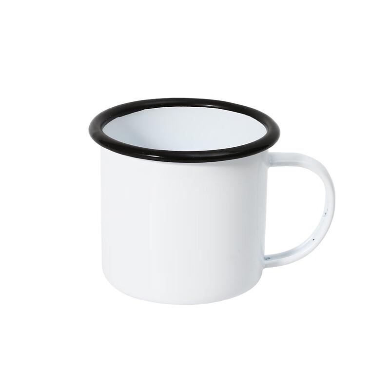 Shangqi Enamel-Look Ceramic Rolled Rim Couple Gift Cups