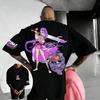 Derpy Big Blue Cat KPop Demon Hunter Rumi Tiger Officially Authorizes Netflix Anime Summer Men Women Cotton Oversized Tshirt