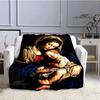 Virgin Mary Faith Print Blanket Flannel Soft Comfort Blanket Home Travel Blanket Kids Warm Blanket picnic blanket birthday gift