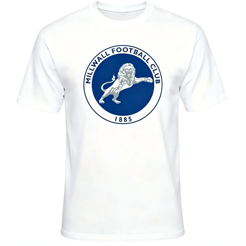 Millwall Football Club 1885 Lion Logo Graphic T-Shirt