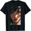 Anime Girl Eyes Japan Culture Art Japanese Aesthetic Design T-Shirt