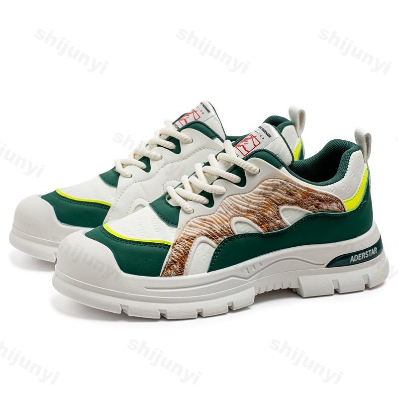 Fashion Men Shoes 2025 New Spring Fashion Trend Niche Design Breathable Thick Soled Flat Shoes Sports Comfortable Casual Chunky Sneakers