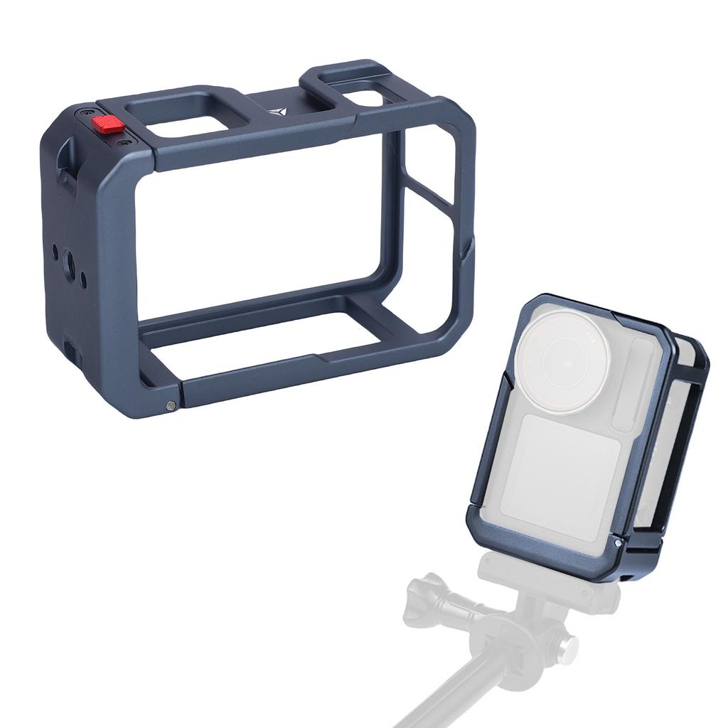 Camera Cage Suitable for Action 5Pro 4 3 Camera Housing Frame Case Metal Protective Video Rig Magnetic Quick Release 1Celsius4 Inch Thread