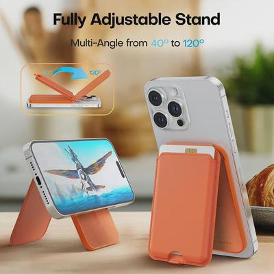 MagSafe Folding Rotating Magnetic Card Holder Bracket for Apple iPhone iP15/14/13