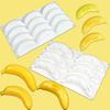 Matrițe din silicon pentru Mousse de ciocolată, Tort în formă de banană, Perfecte pentru Decorare Creativă a Frigărui cu Struguri