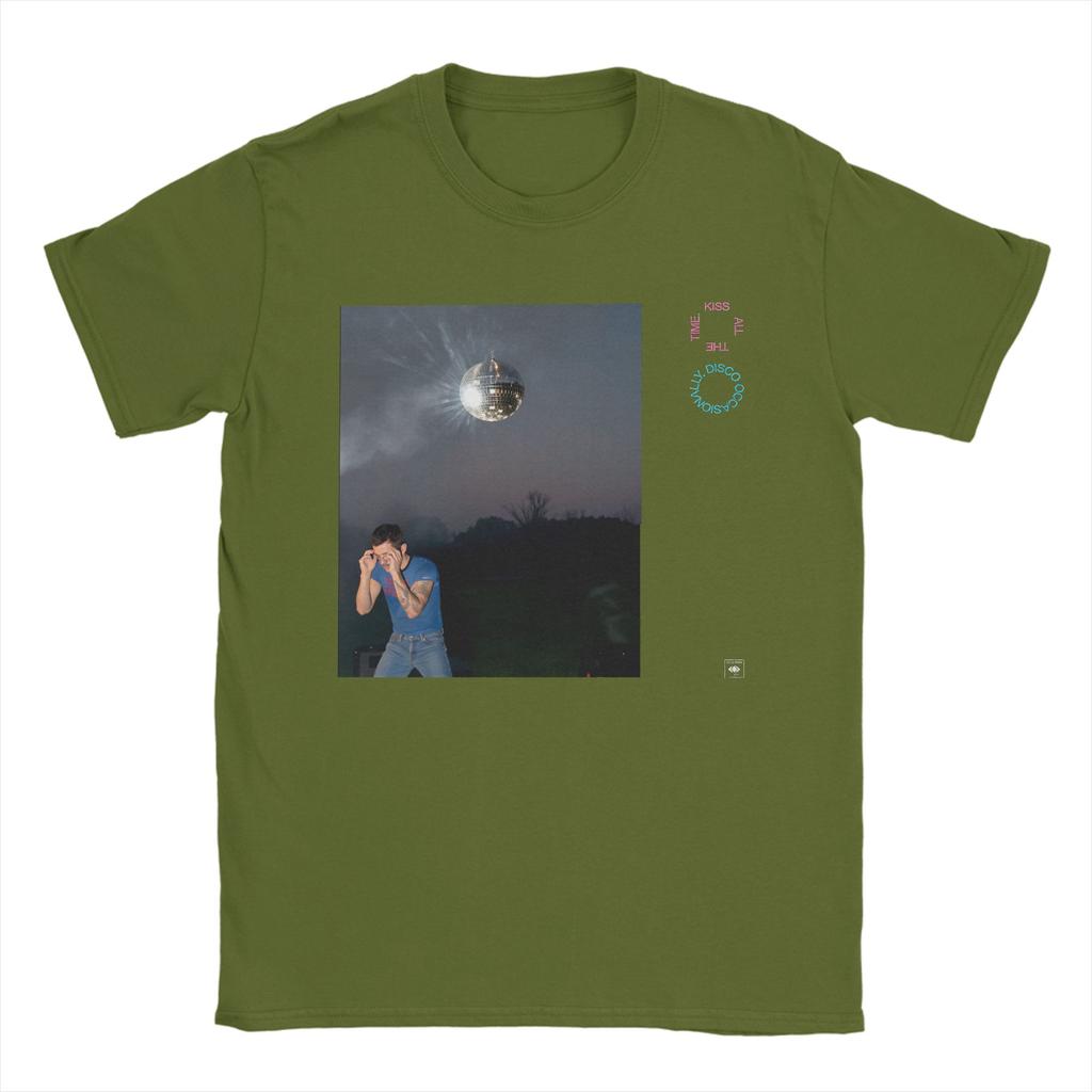 Unisex Kiss All The Time Disco Occasionally 2026 T Shirts 100 Cotton Tops Vintage Short Sleeve O Neck Tees Plus Size TShirts