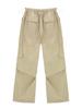 ASIF CALIE Parachute Cargo Pants Beige