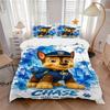 3Pcs Paw Patrol Chase Adventure Bedding Set Quilt Cover Pillowcase Home Christmas Halloween Gift 1 Duvet Cover 2 Pillowcase S1388