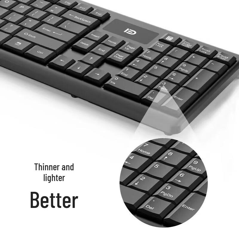 Fude Wireless Keyboard Mouse Combo
