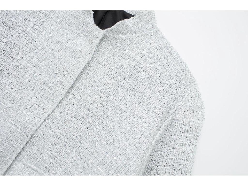 Spring 2025 Street Style Sequin Jacket